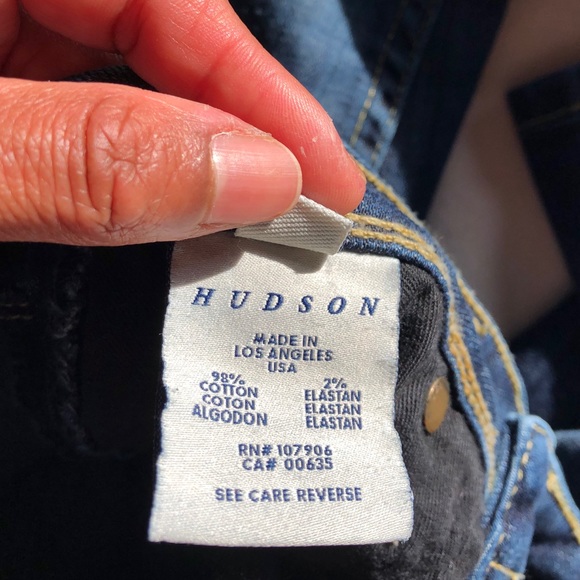 Hudson Straight Leg Jeans - Low Waist - Picture 15 of 16